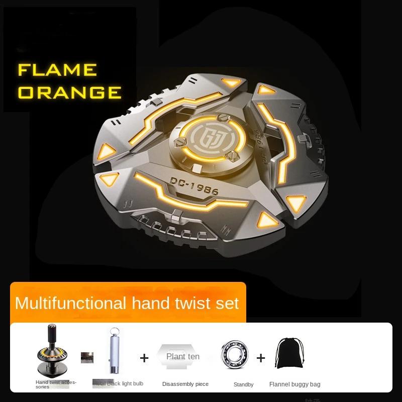 Спиннер металлический светящийся долгое время вращения многофункциональный ручной спиннер для взрослых игрушка для снятия стресса гироскоп ATOM