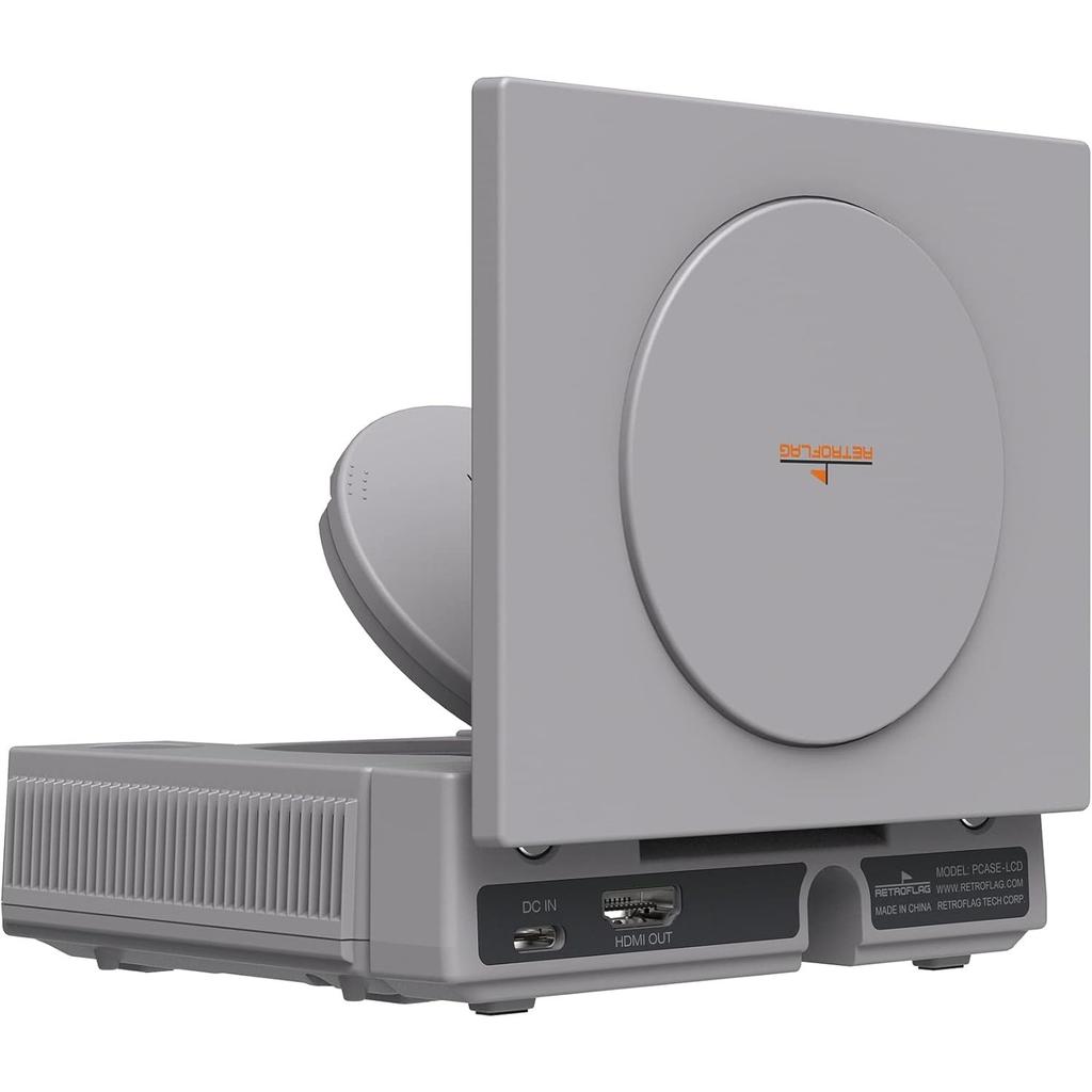 PiStation Case Pi 4 Case with Pi 4 Screen 800x480 3.4 Inch LCD Display&Stereo Speaker,Fan Heatsinks HDMI Cable Micro SD Card 32GB and SD Card Reader