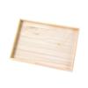 Solid Wood Necklace Storage Box Divider Ring Earring Holder Dish Jewelry Display Tray  Pendants