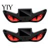 Automotive Interior Accessories Solar Devil Eyes Light for Windshield, Magnetic Installation Window Warning Sign with Three Custom Car Display