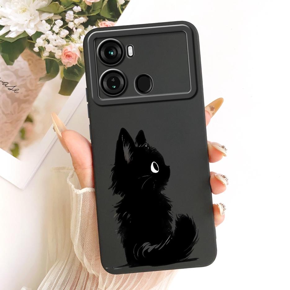 Чехол для Itel P40 P662L Милый Кот Панда Мультяшная Обложка Ударопрочный Мягкий ТПУ Чехол для Телефона Для Itel P40 Plus P683L P 40 ItelP40 + Чехол