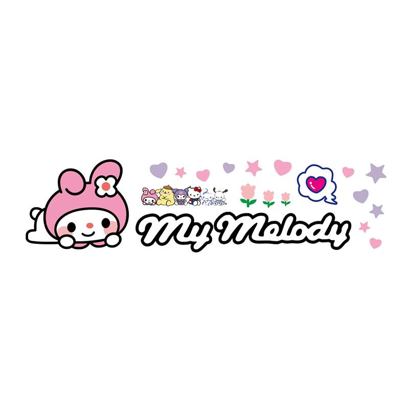 SKCW6 Sanrio Car Body Decoration Stickers Kawaii Cartoon Decal For Hyundai Volkswagen Toyota BMW Honda Jaguar Cadillac Alfa Romeo KIA