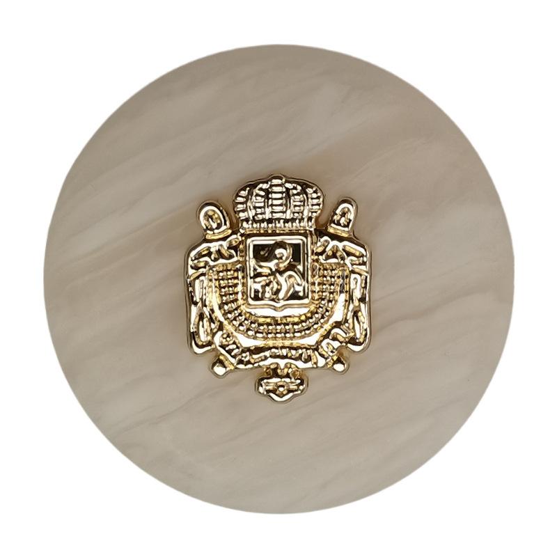 Сяосянфэн Металлическая смола Пуговица для пиджака женского свитера Меховая куртка Декоративная пуговица