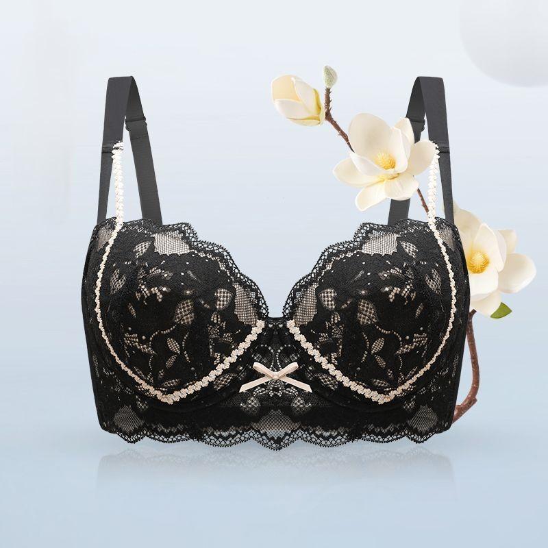 Large Size Underwear and Large Breasts Are Dedicated To Gathering and Anti-drooping Sub-breasts, and the Soft Steel Ring Is Supported by a Breathable