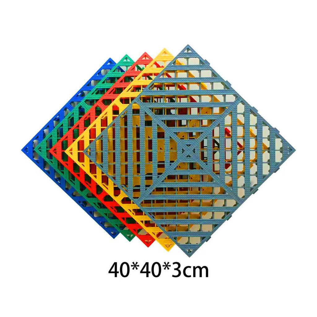Сверхтолстая 3 см противоскользящая решетка для автомойки с дренажом