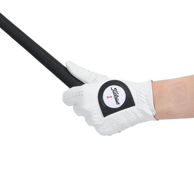 TITLEIST Профессиональная технологичная перчатка для гольфа, TG53WT-22, Белая, Для левой руки, 22 см