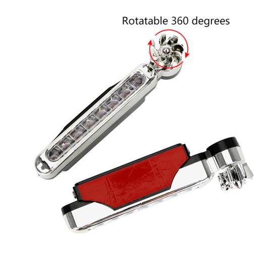 2шт ветроэнергетические автомобильные дневные ходовые огни светодиодные DRL декоративная лампа с вращающимся вентилятором