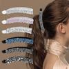 Women Girls Crystal Pearl Hair Claws Cute Sweet Hairpins Fashion Ponytail Holder