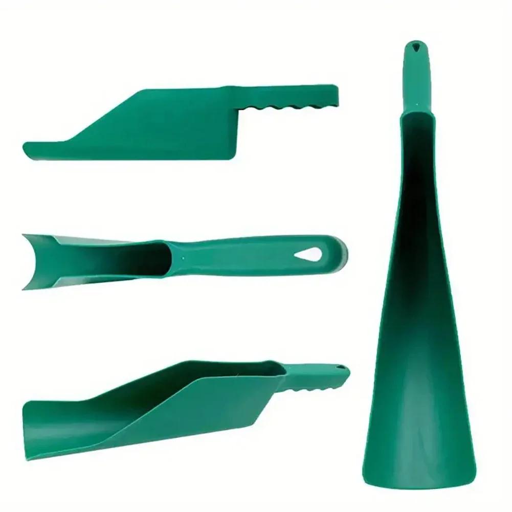 Garden Leaf Gutter Spoon Shovel 1Pc Multi Use Gutter Getter Scoop Flex Fit Roof Cleaning Dirt Debris Remove Supplies