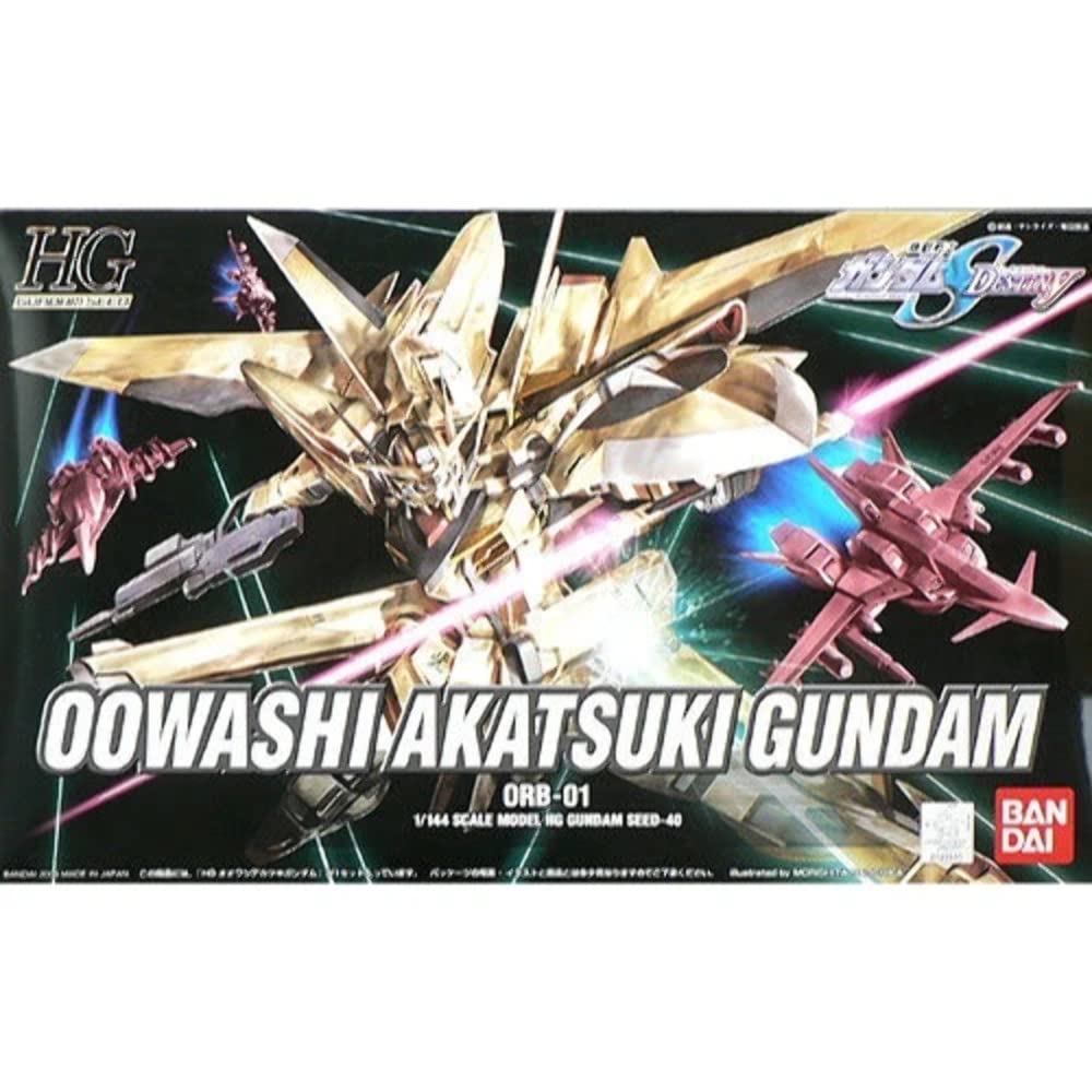 HG Mobile Suit Gundam SEED DESTINY Owashi Akatsuki Gundam Scale Plastic Model 1/144 Color-coded