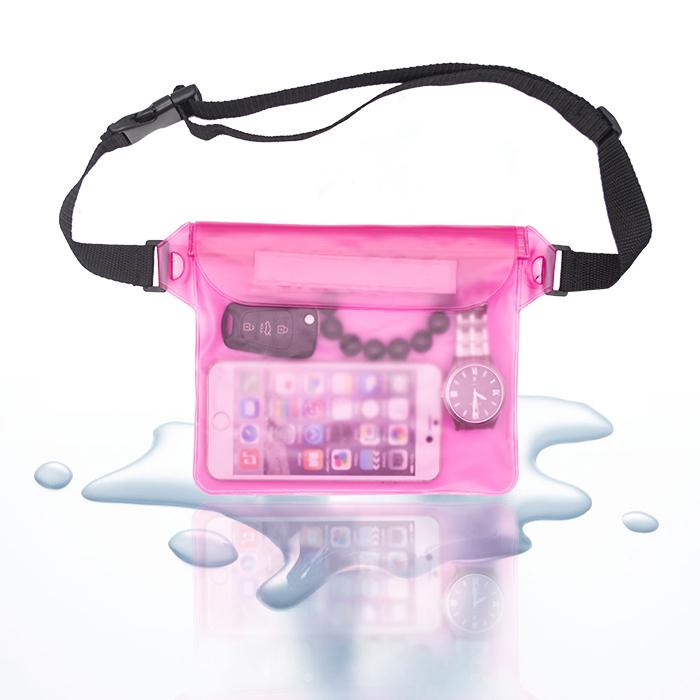 Waterproof Swimming Bag Drift Diving Shoulder Waist Pack Bag Underwater Mobile Phone Bags Case Cover For Beach Boat Water Sports