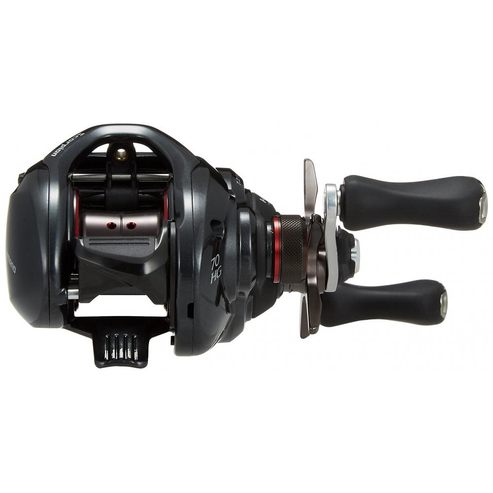 SHIMANO Катушка для приманки Double Axis 16 Scorpion 70HG с правой ручкой для ловли окуня, легкая, совместимая с приманкой