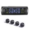 Автомобильная система контроля безопасности шин TPMS, солнечная энергия, цифровой ЖК-дисплей, автоматическая охранная сигнализация, внешний датчик давления в шинах