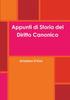Книга Appunti Di Storia Del Diritto Canonico