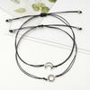 2Pcs Unisex Moon Sun Style Adjustable Couple Bracelet Friend Gift Accessories