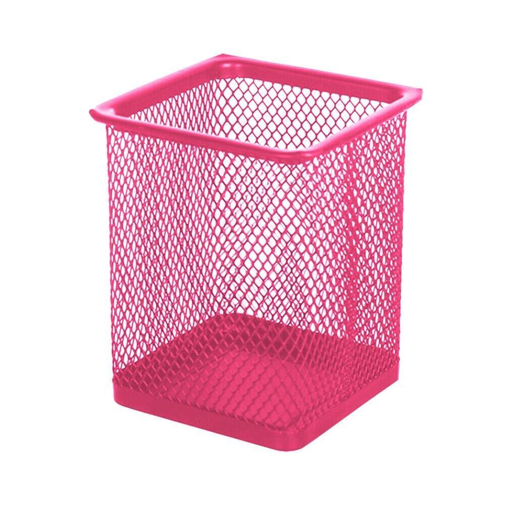 Круглый/Квадратный Офисный/Школьный Органайзер для хранения карандашей и канцелярских товаров Сетчатый стакан для ручек Чехол для хранения Подставка для ручек