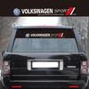Hot Car Front Rear Windshield Decal Sticker Decoration Accessories tool For Volkswagen VW Scirocco Golf Amarok T5 Phaeton Teramo