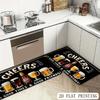 Коврик для двери Cheers Beer Bar - Ретро-дизайн пивной кружки, Нескользящий ковер для помещений и улицы, Полиэстер, Декор для кухни, бара, гостиной, Подарок