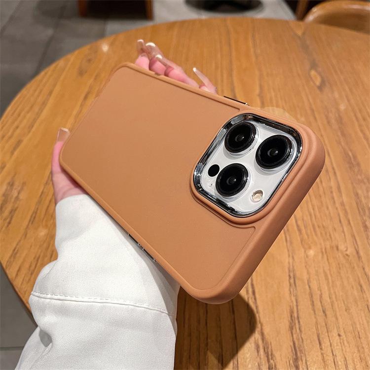Подходит для Apple 17 Pro Max Металлическая Рамка Кнопка Модный Чехол для Телефона, Чехол для IPhone 7P/XR, 16 и Других Моделей