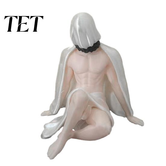 Unique Auto Interior Ornaments 3D Printed Masked Hottie Ornament, Cool Mysterious Character Figurine, Stable Funny Muscle Man Figurines Base