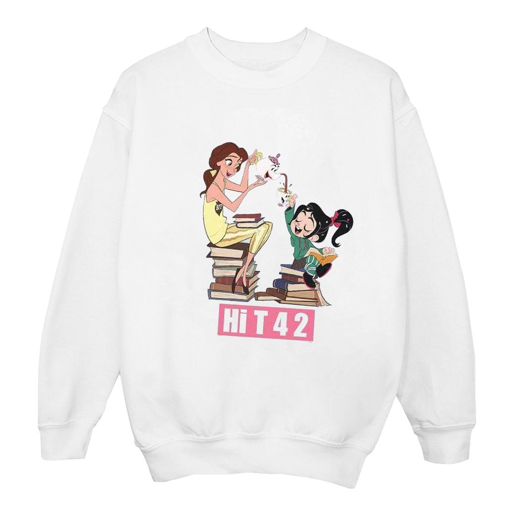 Disney Womens/Ladies Wreck It Ralph Belle And Vanellope Sweatshirt