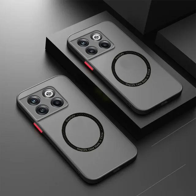 Для Magsafe Роскошный силиконовый чехол для телефона для Oneplus 12 11 9 R RT 8 7 10 10T Pro Магнитная крышка для беспроводной зарядки