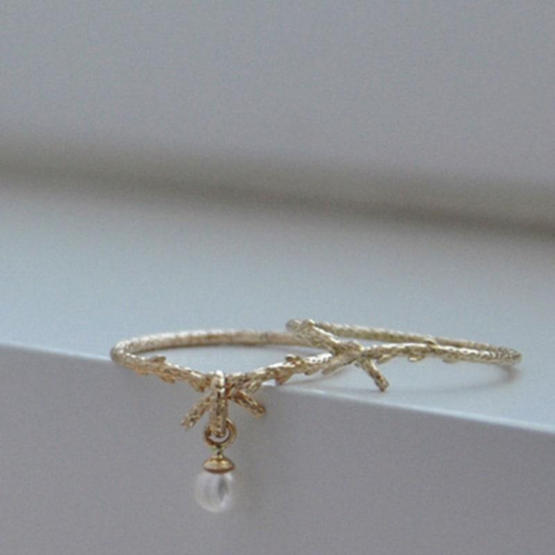 NJ JEWELRY Кольцо Ветвь Бутон (14к/18к)