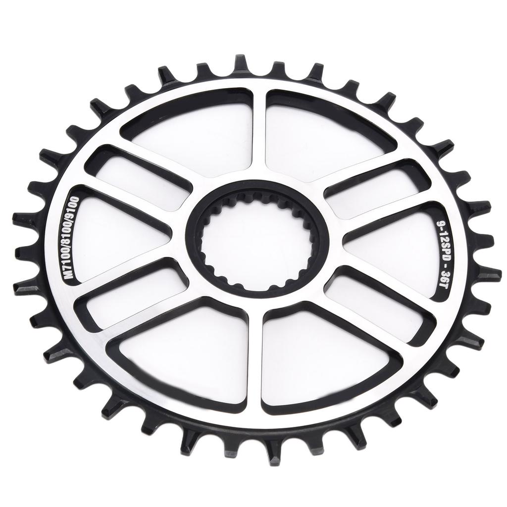 36T Bicycle Chainring Aluminum Alloy Direct Mount 12 Speed Bike Single Disc Brake for Shimano M7100 for M8100 for M9100