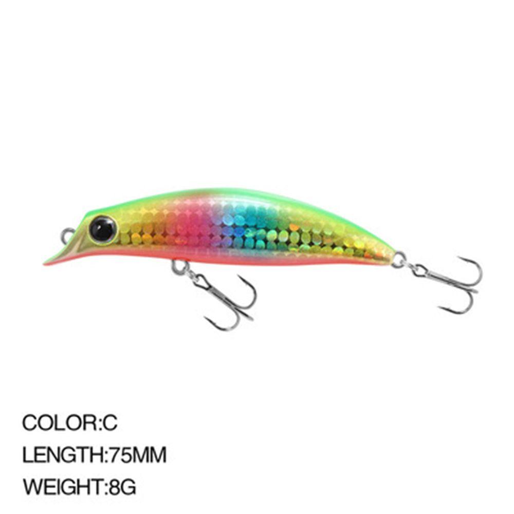 Multicolor Winter Fishing Crankbaits Useful Minnow Lures Long Casting Lure Fish Hooks Minnow Baits