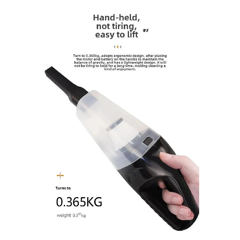 Hot-selling portable high-power motorcycle vacuum cleaner, suitable for cars and homes, handheld wet and dry vacuum cleaner