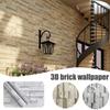 9,5 м гостиная кухня ванная комната водостойкая наклейка на стену домашний декор съемный кирпичный камень самоклеющиеся нетканые обои