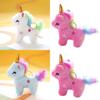 Милый плюшевый брелок в виде радужного единорога оптом, подвеска в виде мягкой игрушки для сумок для девочек