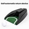 Автоматическая чашка для гольфа, компактный размер, портативная машина для возврата мяча на батарейках, средство для обучения гольфу в помещении