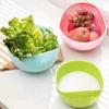 Rice Sieve Plastic Colander Kitchen Drain Basket With Handles Rice Bowl Strainer Strainer Basket Sink Drain Kitchen Tools