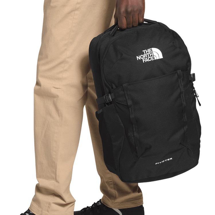 The North Face 28 л Водонепроницаемый рюкзак с вышитым логотипом, много отделений, унисекс, черный 3VXDJK3-MFO
