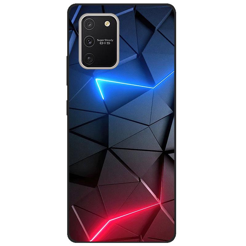 Чехол для Samsung Galaxy S10 Lite G770F Силиконовый Черный Мягкая Задняя Крышка для Samsung S10 Lite Чехол 2020 TPU S10Lite Чехол S 10 Lite