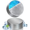 Powerful Ice Packs with Incredible Cooling Set of 2 Freezing Cold Stainless Steel Ice Ideal for Disaster Preparedness Power, Round, Small, 6.3cm