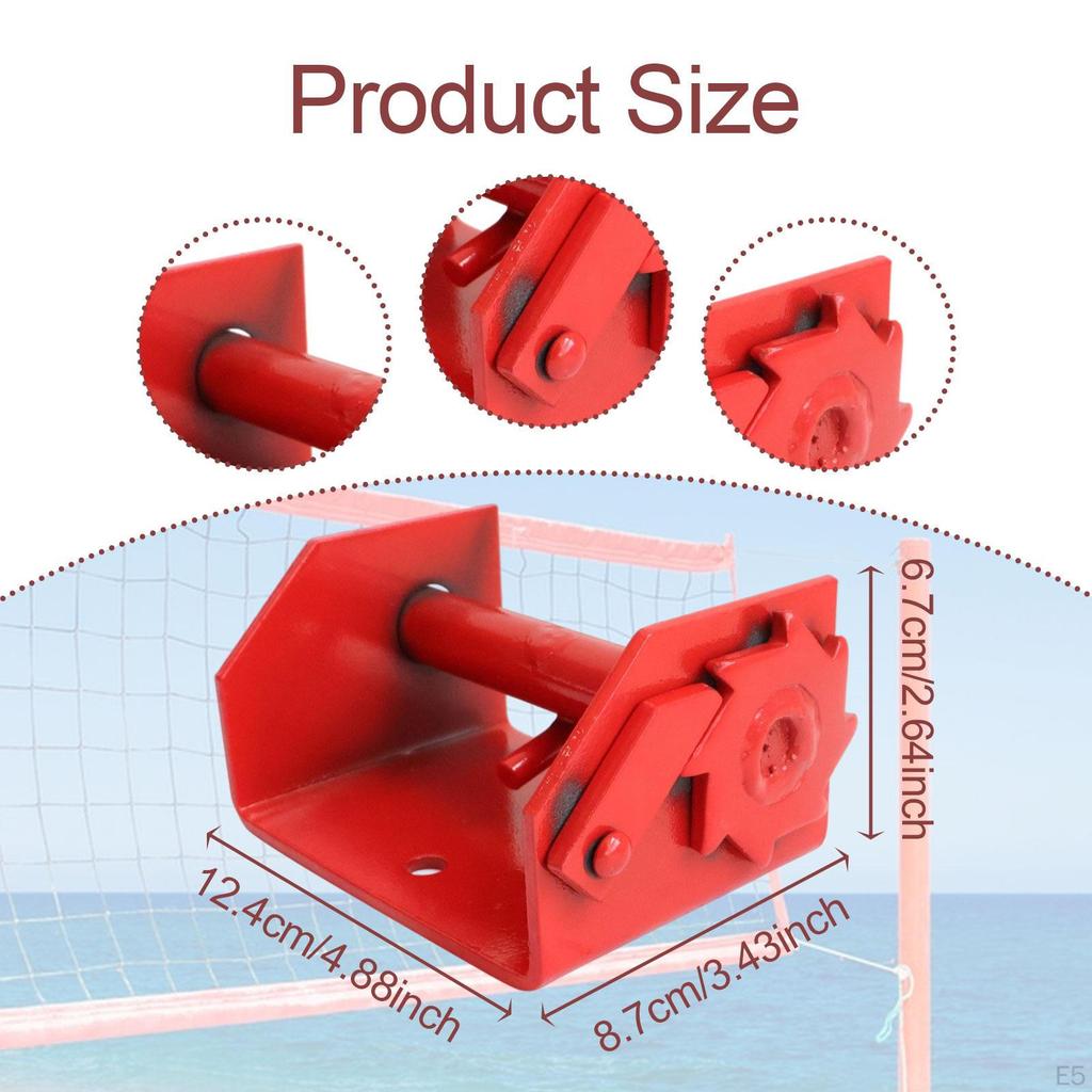 Натяжитель сетки для волейбола Стойка для бадминтона Легкая установка Крепление Тренировочное оборудование