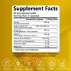 Bcuelov plant-based vitamin D3+K2 capsules 2500mg containing calcium and multiple vitamins to enhance immunity 120 capsules