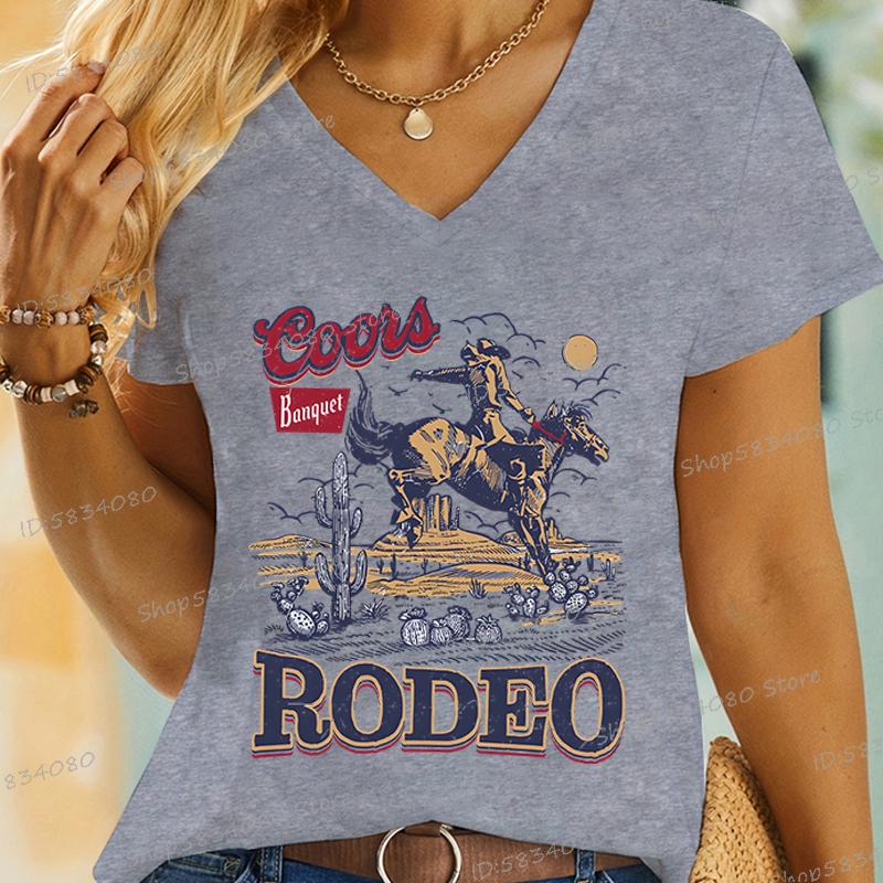 Rodeo 90s Cowboy Shirt Cool Rodeo Classic Tops Gift For Cowgirls Trendy Rodeo Graphic Western Clothes Western Cowboy Tshirt
