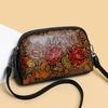 Высококачественная кожаная сумка, роскошный дизайнерский ретро-этнический стиль, 3D-печатная сумка на плечо, модная диагональная сумка с карманом для телефона через плечо
