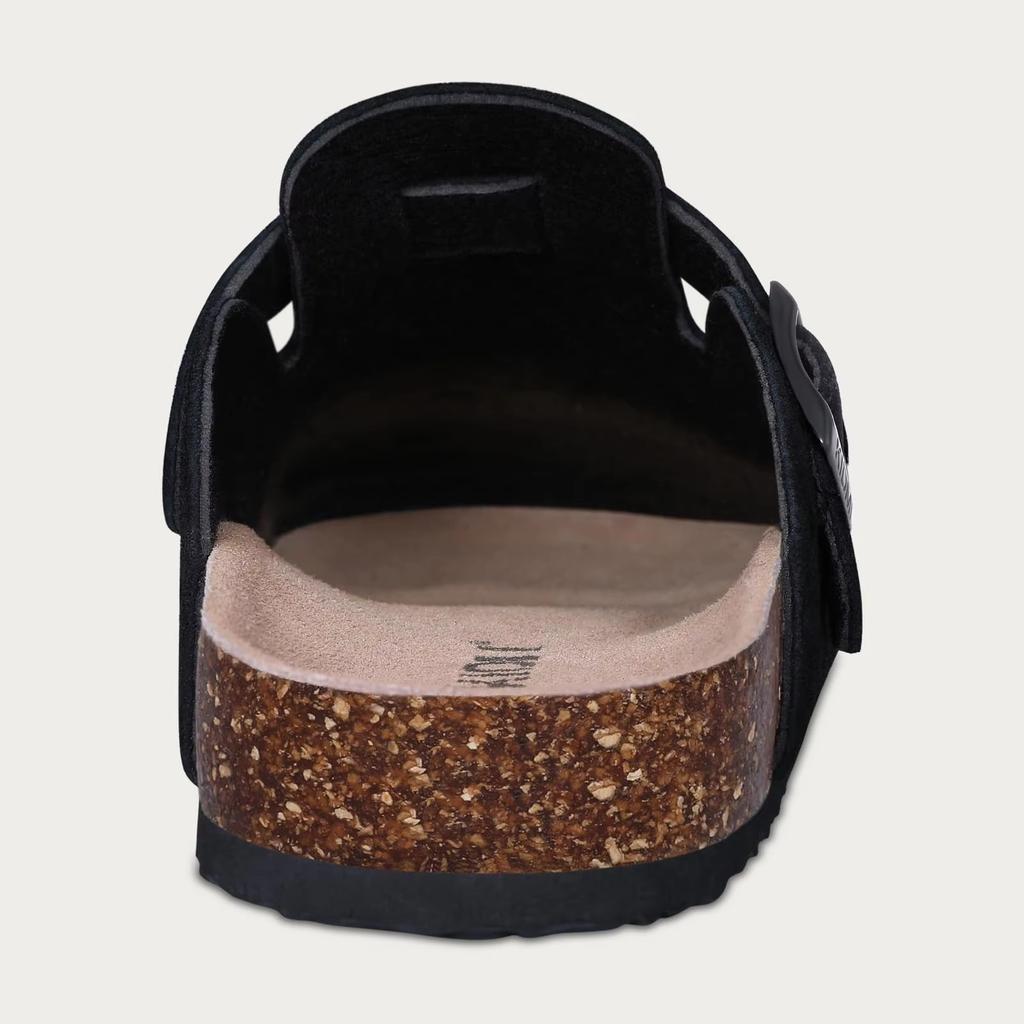 Fashion Cretsar Women's Suede Clogs Fashion Leather Mules Cork Footbed Sandals Potato Shoes New Men Lady Clog Slippers with Arch Support