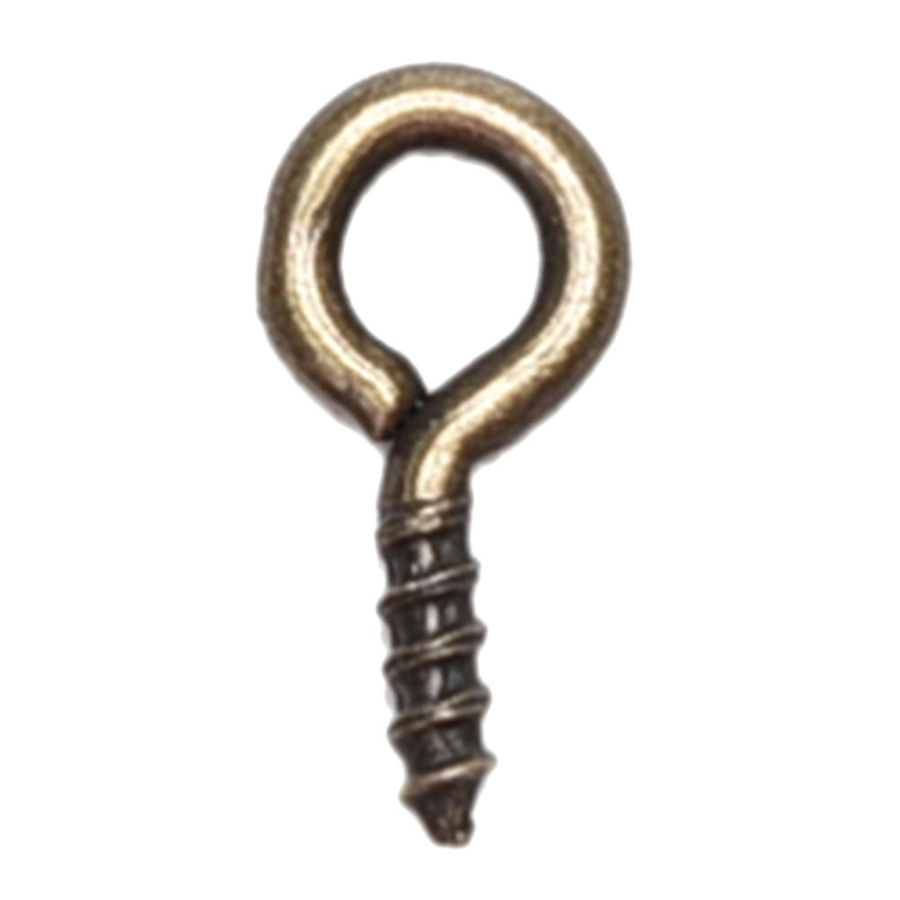 100 шт. маленькие крошечные мини-булавки для глаз, крючки для глаз, люверсы с резьбой, 8x3,5 мм