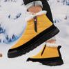 Men's Winter Snow Boots Fur Lined Warm Ankle Boots Zipper Closure Waterproof Outdoor Boots Lightweight Comfortable Walking Short Booties Shoes for Men
