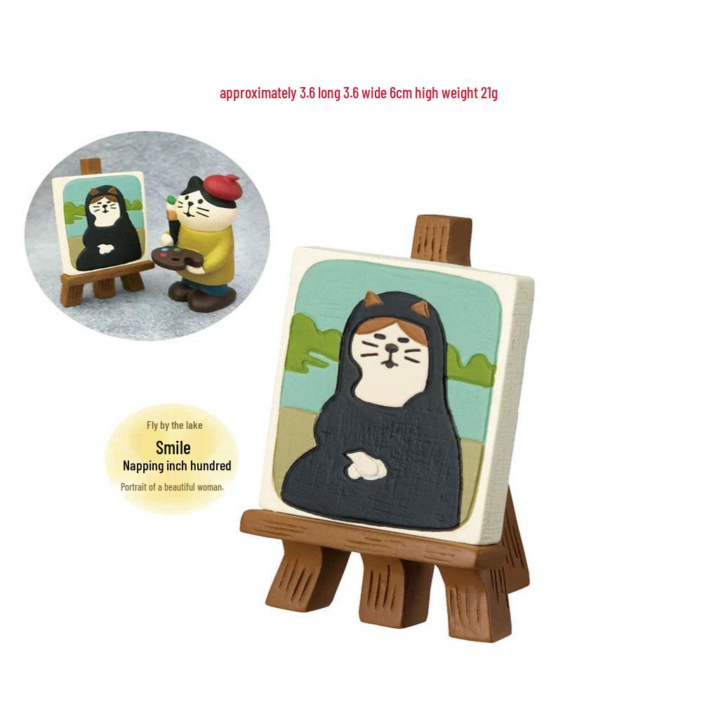 Handmade Miniature Wooden Frog Rocking Chair Ornament - DIY Decorative Accessory