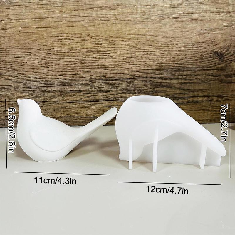Силиконовые формы для птиц, 3D-форма для заливки птиц из смолы и бетона, Уникальная форма для литья животных из эпоксидной смолы