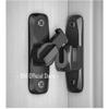 KAK Punch-free Hasp Latch Door Lock Black Cabinet Locks Kids Safety Lock Barn Door Sliding Door Anti-pried Hook Lock Hardware Thread Lock3