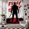 Wall TapestryFriday the 13th Jason Voorhees Art Hanging Cloth Decorative Background Cover for Room Decoration