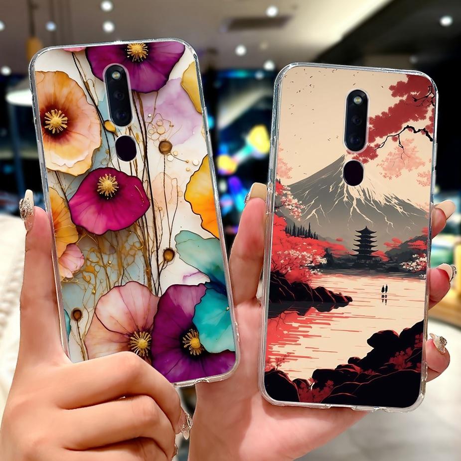 Чехол для Oppo F11 CPH1913 CPH1911 Цветы Расписная Крышка Мягкий Силиконовый Чехол для Телефона Для Oppo F11 Pro F 11 OppoF11 Pro Сумки