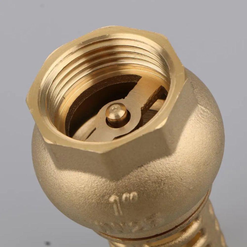 Anti Backflow Bottom Valve Female Thread Check Valve Brass Brass Foot Valve  Direct Supply